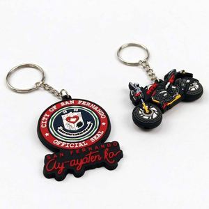Porte-clés personnalisé en caoutchouc souple, porte-clés 3D en PVC - Product Image 4