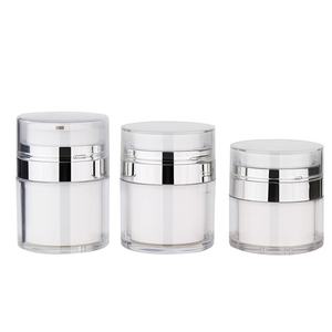 Juego de Envases Cosméticos Recargables con Bomba Airless, Dispensador de Cremas, Geles y Lociones, Botella de Vacío de 15ml, 30ml, 50ml y 100ml - Product Image 2