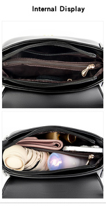 Nouveau sac bandoulière tendance grande capacité en cuir PU souple pour femme, sac à main de luxe de créateur - Product Image 6