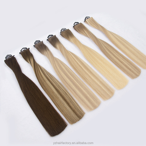 ผมต่อแบบไร้รอยต่อรุ่นใหม่ล่าสุดจากโรงงาน สำหรับ Genius Weft Virgin Invisible Hole Tab Weft PU Butterfly XO Weft ผมตรงแท้ - Product Image 1