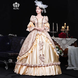 QQWZ196 Ecoparty vestido del siglo XVIII vestido rococó <span class=keywords><strong>barroco</strong></span> mascarada traje histórico victoriano crinolina bola y vestido de novia - Product Image 1