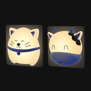 2024 lampu malam LED indah lucu dengan cahaya lembut di kelinci kucing Koala ternak desain kartun untuk kamar anak-anak atau ruang cuci <span class=keywords><strong>PL</strong></span> - Product Image 5