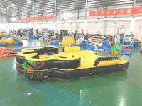 Bateau gonflable de partie de l'eau d'été d'équipement d'île flottante de l'eau extérieure