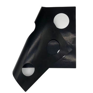 Tampon de cuisinière à gaz 5 trous épaississement résistant aux hautes températures 0.4mm tampon d'huile de cuisinière antiadhésif <span class=keywords><strong>sans</strong></span> lavage - Product Image 1