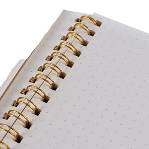 Factory Price A5 B5 Kraft Paper Cover <strong>Notebook</strong> Coil Diarybook Dot Grid <strong>Line</strong> Blank - Product Image 3