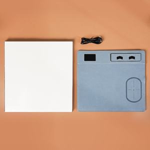 Alas Mouse portabel trendi 2024, dudukan telepon nirkabel pengisi daya 3 dalam 1, pengatur meja pengisian cepat untuk ponsel - Product Image 3