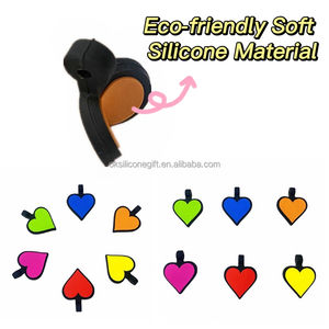 OKSILICONE Pet Name ID Tag Tag con nome del <span class=keywords><strong>cane</strong></span> Logo personalizzato etichette in Silicone personalizzato sublimazione a forma di cuore in Silicone pizzo solido - Product Image 3