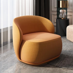 Groothandel Nordic Moderne Stijl Woonkamer Vrijetijdsstoel Sofa Stof <span class=keywords><strong>Wingback</strong></span> Stoel Singe Sofa Stoelen - Product Image 3