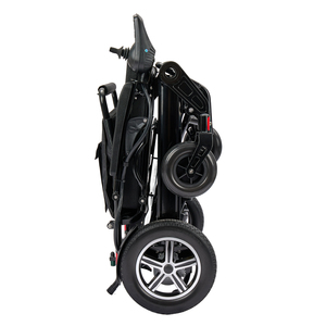 Tragbarer Faltbarer Elektrischer Rollstuhl, 200kg Tragkraft 2*350W Motoren Aluminiumlegierungsrahmen, Elektromagnetische Bremse für Reisen - Product Image 6