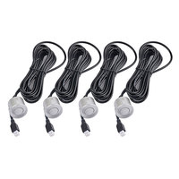 Alarme BIBI pour voiture Détecteur de stationnement à LED pour voiture Radar de stationnement de secours Moniteur DC 12V AC Led Display All Car 480 TV Lines. 22mm