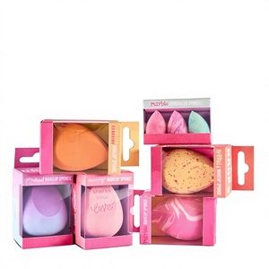 Éponge de maquillage pour le visage, marque OEM, étiquette privée, sans latex, super douce, modèle personnalisable, lavable, pour poudre. - Product Image 2