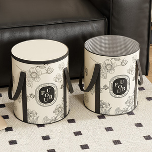 Cubo portátil para baño de pies, plegable, redondo, con aislamiento multicapa, para terneros, uso doméstico en invierno, material de poliéster - Product Image 2