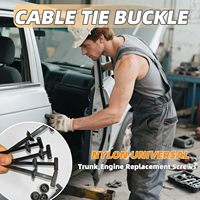 150 attaches de câble universelles en nylon pour voiture, nouvelles pinces de fixation pour l'automobile, réparation automobile quotidienne