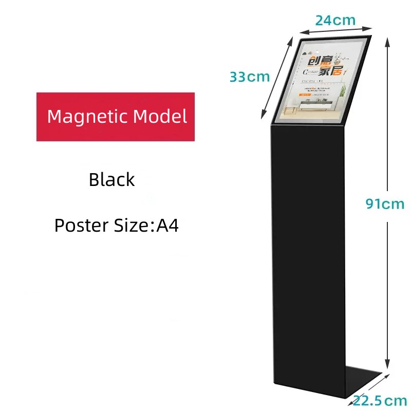 Magnete nero di piccola dimensione senza scatola di dati