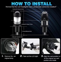Lampes LED H4, ampoules LED H4 Canbus pour voiture, phares LED H4, mini projecteur LED H4 pour phare de moto, ampoule LED H4 pour phare de voiture