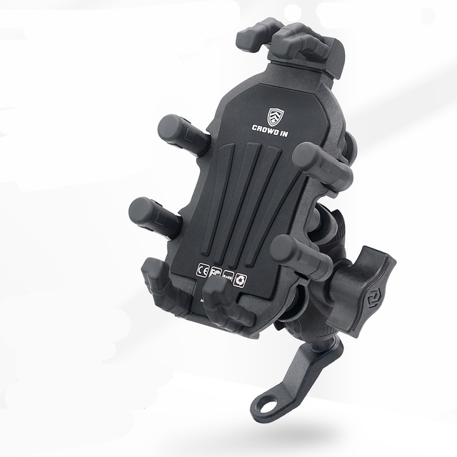 Flexible Anti-Shake Phone Mount for Motorbike Cell Phone Holder with Vibration Damper Design