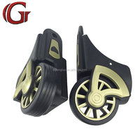 Roues de bagages à poignée, roues de chariot pour bagages