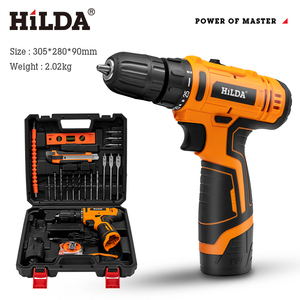 Hilda <span class=keywords><strong>12v</strong></span> taladro eléctrico con baterí<span class=keywords><strong>a</strong></span> de litio recargable <span class=keywords><strong>12v</strong></span> dos velocidad eléctrica destornillador inalámbrico - Product Image 5