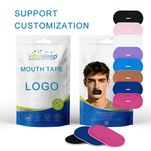 Wholesale Custom Anti Snoring Sleep Strip Hypoallergenic Latex Free <strong>Strong</strong> <strong>Glue</strong> Mouth Tape for Better Sleeping - Product Image 1