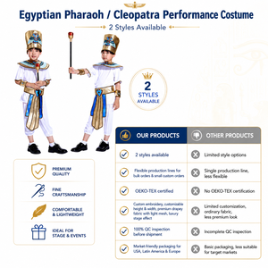 Costume <span class=keywords><strong>de</strong></span> <span class=keywords><strong>Cléopâtre</strong></span>, pharaon <span class=keywords><strong>de</strong></span> l'Egypte ancienne, pour Halloween, carnaval, fête, cosplay - Product Image 4