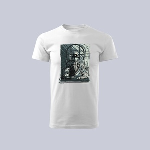 Streetwear Men's <b>Y2K</b> T-<b>Shirts</b> Knitted Digital Printing 100% Cotton Oversized T-<b>Shirt</b> - Product Image 1