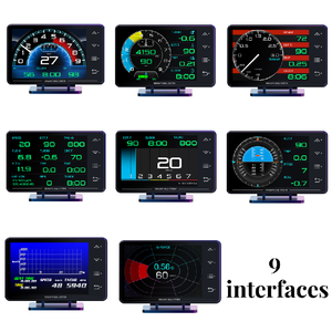 มาตรวัด OBD2 XS ขายดีพร้อมจอแสดงผล HD 3.5 'ECU อ่านง่าย48 + ข้อมูลรถ inclinometer และนาฬิกาฟังก์ชั่นสำหรับรถทุกคัน2008 + - Product Image 3