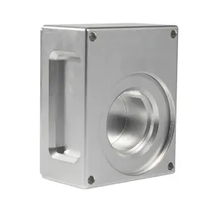 Blocco di distribuzione stampo in alluminio personalizzato blocco elettrico argento blocco cilindri in alluminio per la lavorazione di precisione