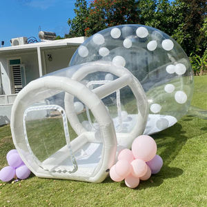 Ballons de fête pour enfants, maison amusante, géant, Transparent, gonflable, cristal, Igloo, dôme, bulle, tente, Transparent, gonflable, maison