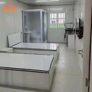 Maison de conteneur en acier détachable à <span class=keywords><strong>vendre</strong></span> | Maison modulaire préfabriquée | Remorque de voyage mobile avec espace de garage - Product Image 3