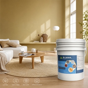 Ventes directes d'usine Peindre les murs mat faible COV acrylique Original écologique couleurs à base d'eau intérieur émulsion revêtement mural - Product Image 1