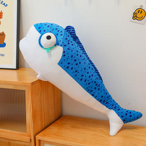 Peluche géante <span class=keywords><strong>Angela</strong></span>, animal marin sous-marin, poupée Moscot, gros yeux et bouche, jouet en peluche poisson-clown mignon - Product Image 1