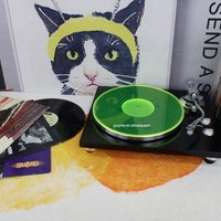 Plaques de vinyle en acrylique colorées de haute qualité pour platine vinyle, partenaire de lecteur de disques vinyles