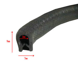 EPDM <b>Rubber</b> U-Shaped Protective Strip 1000mm For Door Window <b>Edge</b> Protection - Product Image 3