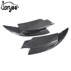 Aletas laterales de fibra de carbono estilo <span class=keywords><strong>M5</strong></span>, alerón de parachoques trasero para <span class=keywords><strong>BMW</strong></span> 5 Series F90 F10, alerón inferior de aleta Canard, accesorio modificado - Product Image 2