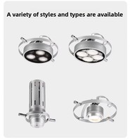 Spot LED COB sur rail à 2 fils, orientable, moderne, en aluminium, dimmable, CRI 97 élevé, installation facile, pour magasin de vêtements