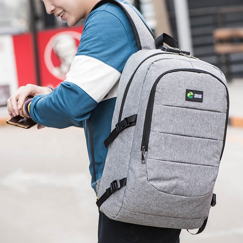 Imperméable à l'eau Voyage Ordinateur Portable Sac À Dos Anti-Vol Durable Ordinateurs Portables Sac À Dos avec Port De Chargement USB