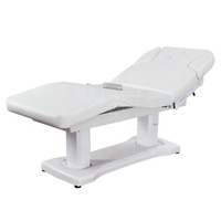 BonnieBeauty BN-A201 Table de spa de beauté électrique 4 moteurs appui-tête de lit facial en cuir réglable pour ateliers Applications faciales