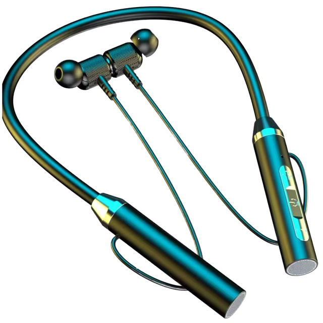 Wireless Headphone Electronics Sport Earphone Neckband Magnetic Bass Headset Handsfree Earbuds with Mic Neckband