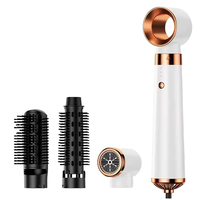 5-en-1 Outil de coiffure professionnel haute vitesse, Brosse soufflante portable, Sèche-cheveux coiffant mon étape, Lisseur, Peigne séchant, Pour le voyage