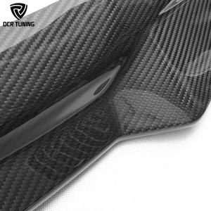 <span class=keywords><strong>2023</strong></span> + modèle X lèvre avant en Fiber de carbone sèche pour Tesla modèle X véritable carbone avant pare-chocs séparateur Kits de carrosserie décoration extérieure - Product Image 4