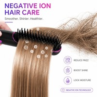Sikat Pelurus Rambut Keramik Anti-scald Torlin Dual Use, Sisir Panas Keriting, Tanpa Kabel, Dapat Diisi Ulang