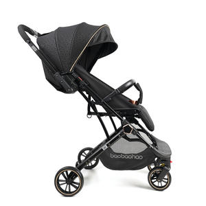 รถเข็นเด็ก BabyGood Y8 แบบพับได้ น้ำหนักเบา 4 ล้อ พับเก็บได้ ปลอดภัยสำหรับขึ้นเครื่องบิน พกพาสะดวกด้วยมือเดียว รับน้ำหนักได้ 15 กก. - Product Image 2