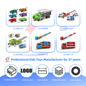 Chengji <span class=keywords><strong>dinosaure</strong></span> remorque camion retirer 2 en 1 transporteur de Transport <span class=keywords><strong>Garage</strong></span> éjection orbite déformé voiture <span class=keywords><strong>dinosaure</strong></span> enfants jouets enfants - Product Image 4