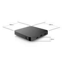 Boîtier TV Android 4K WiFi 6 2T2R, Boîtier Smart TV Android 14, Mémoire 4+32 Go, Streaming Ultra HD 4K, Boîtier Décodeur BT 5.2 à Faible Latence