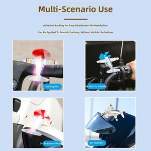 <span class=keywords><strong>Jouet</strong></span> <span class=keywords><strong>lumineux</strong></span> à énergie éolienne pour vélo/moto, design petit <span class=keywords><strong>avion</strong></span>, construction en métal et plastique - Product Image 4