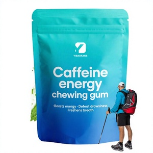 En stock - Chewing-gum énergétique à la caféine naturelle pour adultes - Stimule l'énergie, combat la somnolence et rafraîchit l'haleine - Product Image 2