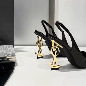 Sandales à talons hauts de luxe pour femmes, marque originale de créateur, qualité supérieure, nouvelle mode 2025, logo personnalisé OEM, chaussures à talons pour femmes - Product Image 3