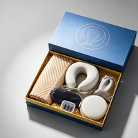Boîte personnalisée avec couvercle et base rectangulaires pour masseur de cou avec insert en mousse EVA, emballage de vente au détail sur mesure