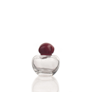 Flacon de parfum carré en verre dépoli coloré avec bouchon spiralé 25 ml – Contenant vide personnalisable et rechargeable - Product Image 1