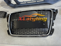 Kit carrosserie de conversion de pare-chocs avant pour Audi A3 S3 2015-2016, style RS3, avec clips, pour mise à niveau et lifting de l'apparence.